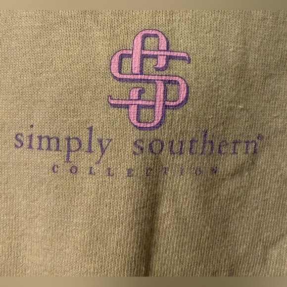 Simply Southern Beige Short Sleeve Tee - Picture 2 of 5